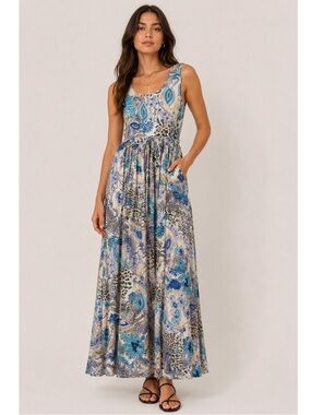 Bila by Billabong rayon gauze maxi dress